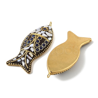 Handmade Polymer Clay Indonesia Big Pendants PY-CBAAA14-02C-01-1