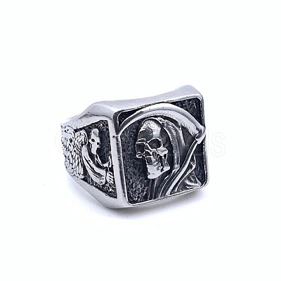 304 Stainless Steel Finger Rings for Men FS-WGDAB90-07-1