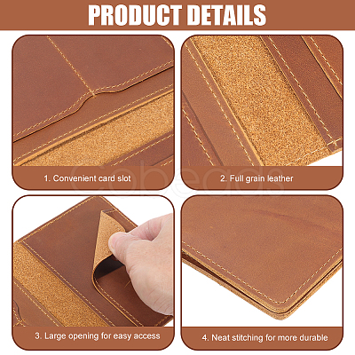 Cowhide Passport Protector Covers OFST-WH20007-024A-1