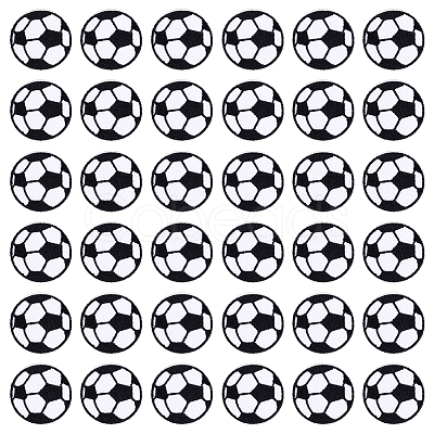 36Pcs Computerized Embroidery Cloth Iron on/Sew on Patches PATC-PH0001-80-1