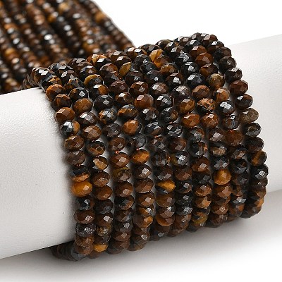 Natural Tiger Eye Beads Strands G-B107-D02-01-1