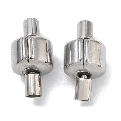 304 Stainless Steel European Clasps with Cord Ends SA-CBABC0F-06P-1