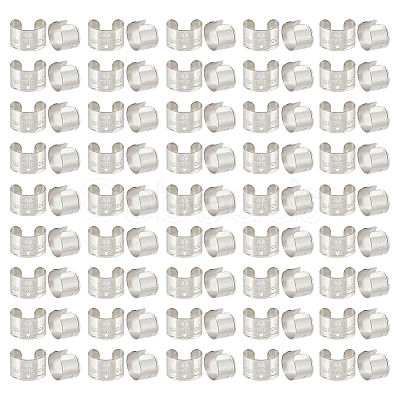 200Pcs 304 Stainless Steel Ear Cuff Findings FIND-DC0002-20-1