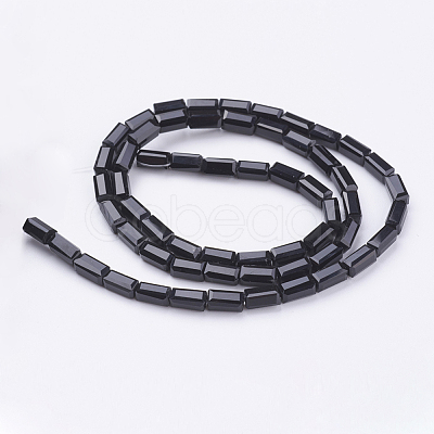 Opaque Glass Beads Strands EGLA-E008-3x6mm-10-1