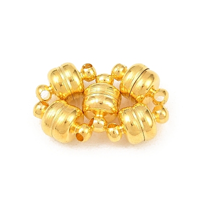 Brass Magnetic Clasps with Loops X-KK-H361-G-1