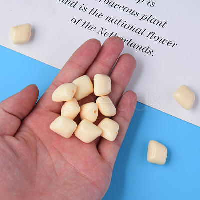Opaque Acrylic Beads MACR-S373-15A-A15-1