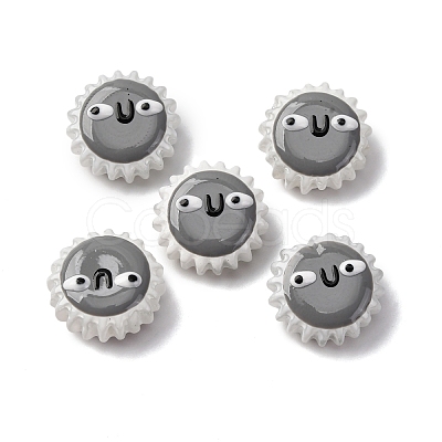 Fuuny Baking Paint Glass Enamel Beads LAMP-Q045-01A-1