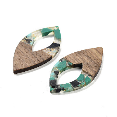 Walnut Wood Pendants FIND-Z050-06G-1