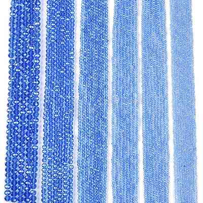 Electroplate Glass Beads Strands EGLA-A044-T3mm-A14-1