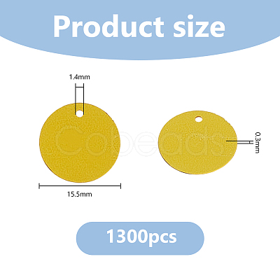 1300Pcs PVC Plastic Pendants PVC-DC0001-06A-1