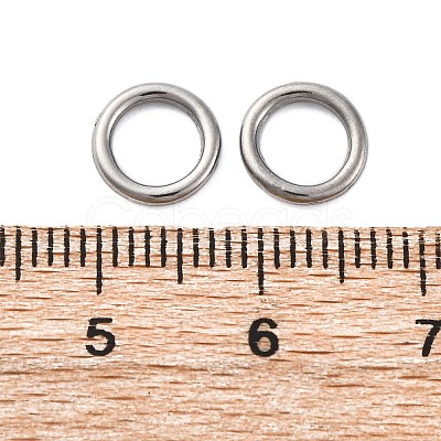 304 Stainless Steel Linking Rings LS-STAS-H235-10D-P-1