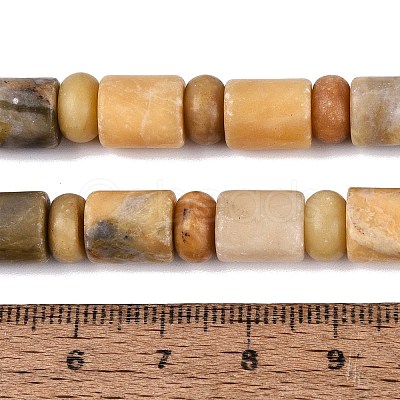 Natural Huanglong Jade Beads Strands G-Q616-09G-1