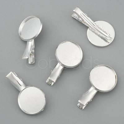 Iron Flat Alligator Hair Clip Findings IFIN-I014-S-1