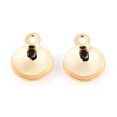 Brass Pendant Cabochon Settings KK-T077-16G-03-1