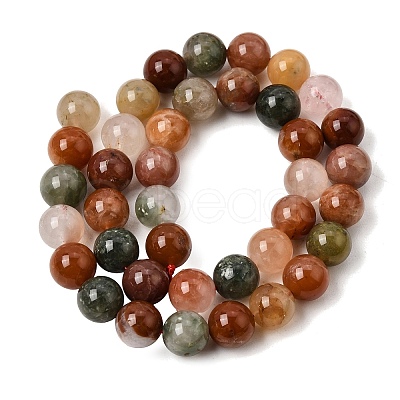 Natural Colorful Rabbit Fur Rutilated Quartz Beads Strands GG-CBA4808-I01-10mm-1
