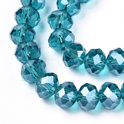 Electroplate Glass Beads Strands LS-EGLA-A034-T10mm-A33-1