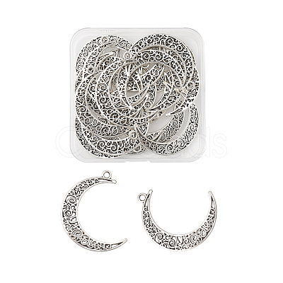 Tibetan Style Alloy Pendants TIBE-TA0001-08AS-1