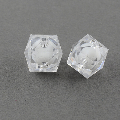 Transparent Acrylic Beads TACR-S112-14mm-01-1