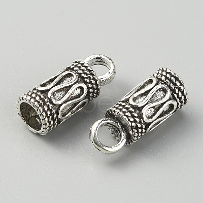Zinc Alloy Cord End FIND-WH0144-86A-AS-1