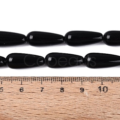 Opaque Glass Beads Strands GLAA-Q113-03A-CM-1