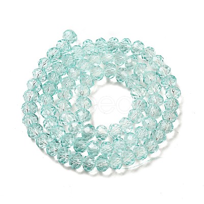 Transparent Baking Paint Glass Beads Strands LS-DGLA-A034-T6mm-D01-1