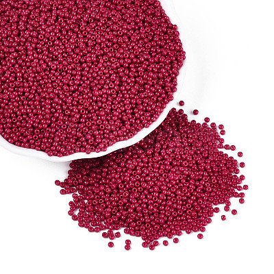 12/0 Grade A Baking Paint Glass Seed Spacer Beads X-SEED-Q009-FJX32-1
