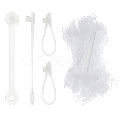 300Pcs PP Plastic Price Tag Chains FIND-FH0011-69A-1