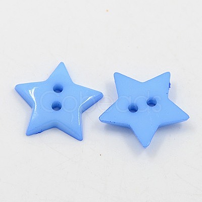 Acrylic Sewing Buttons BUTT-E070-A-M-1