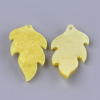 Cellulose Acetate(Resin) Pendants KY-S157-42C-1