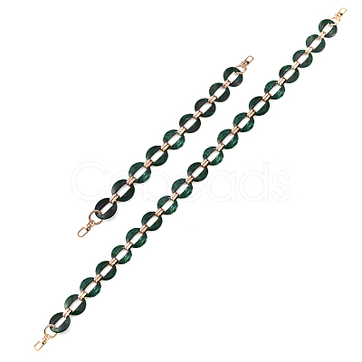 2Pcs 2 Style Resin & Acrylic Bag Strap FIND-GN0001-37-1