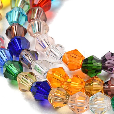 Transparent Glass Beads Strands EGLA-A039-T4mm-D29-1