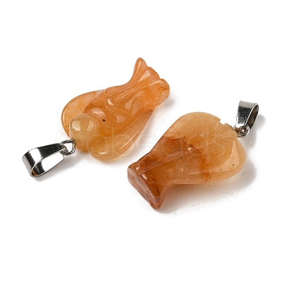 Natural Topaz Jade Pendants G-B127-10P-05-1