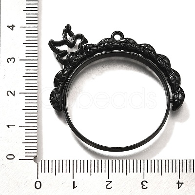 Alloy Open Back Bezel Pendants PALLOY-I223-03EB-1