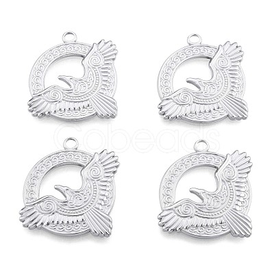 Non-Tarnish 201 Stainless Steel Pendants STAS-N098-268P-1