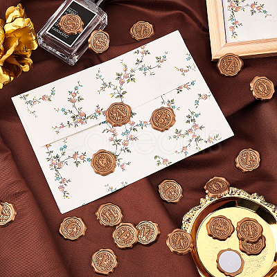 Adhesive Wax Seal Stickers DIY-CP0002-86A-1