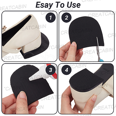 Anti Skid Rubber Shoes Bottom DIY-CN0003-84B-1