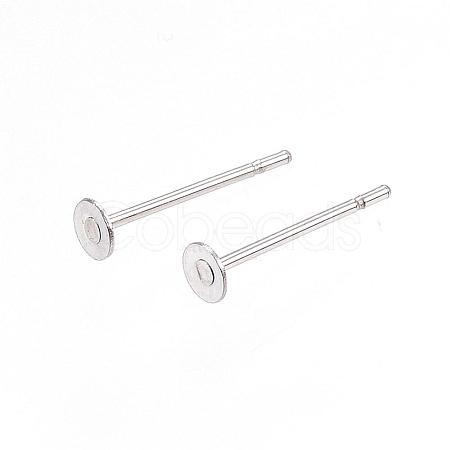 Tarnish Resistant 304 Stainless Steel Stud Earring Findings STAS-D448-088P-3mm-1