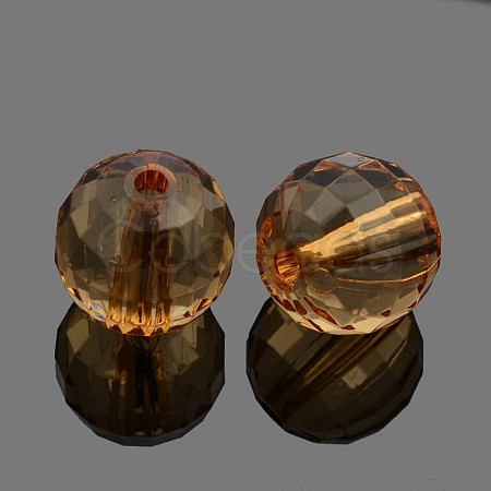 Transparent Acrylic Beads PL544Y-12-1