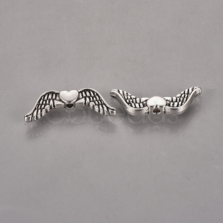 Tibetan Style Alloy Beads TIBEB-6803-AS-FF-1