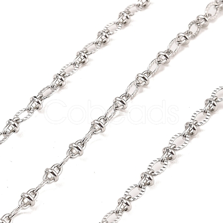 Non-Tarnish 304 Stainless Steel Oval Link Chains CHS-P018-23P-1