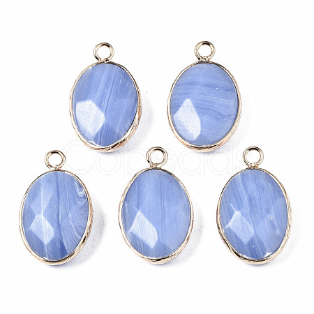 Natural Agate Pendants G-S359-336-1
