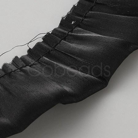 Chiffon Wrinkles Lace Ribbon OCOR-WH0078-380B-03-1