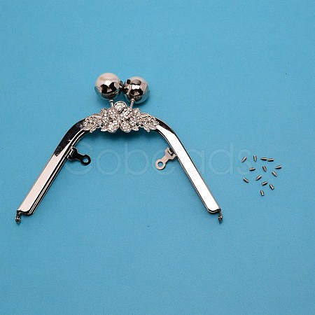 Iron V Shape Bag Handle FIND-WH0094-76-1