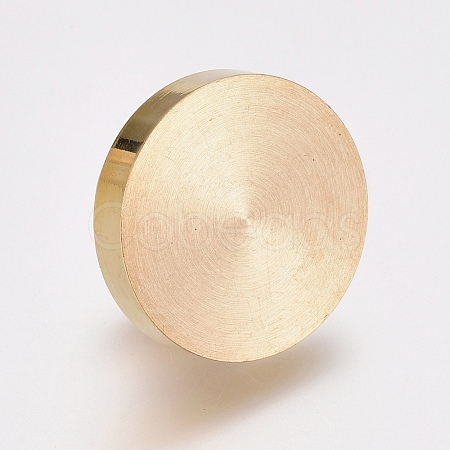 Brass Blank Stamp Head DIY-WH0148-09B-1