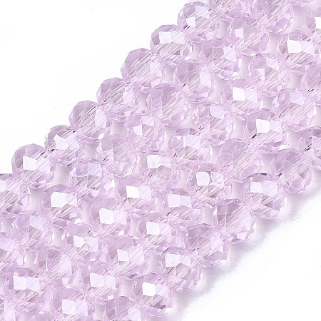 Electroplate Glass Beads Strands EGLA-A034-T10mm-A22-1