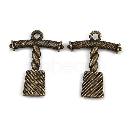 Tibetan Style Alloy Pendants TIBE-B003-16AB-1