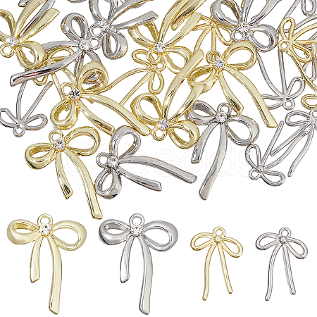 32Pcs 4 Styles Alloy Pendants FIND-HS0001-93-1