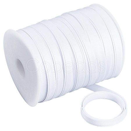 Polyester Satin Ribbon SRIB-WH0007-09A-1