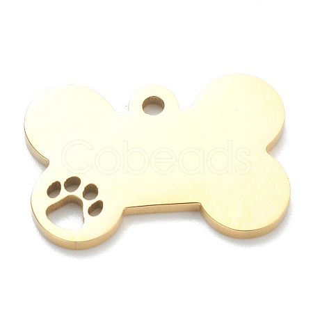 Ion Plating(IP) 304 Stainless Steel Pet Pendants X-STAS-B016-04G-1