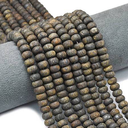 Natural Bronzite Beads Strands G-P575-A28-8x5mm-1
